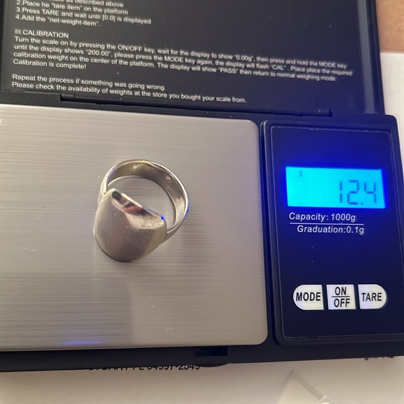 💯 STERLING SILVER RING - Picture 2 of 5